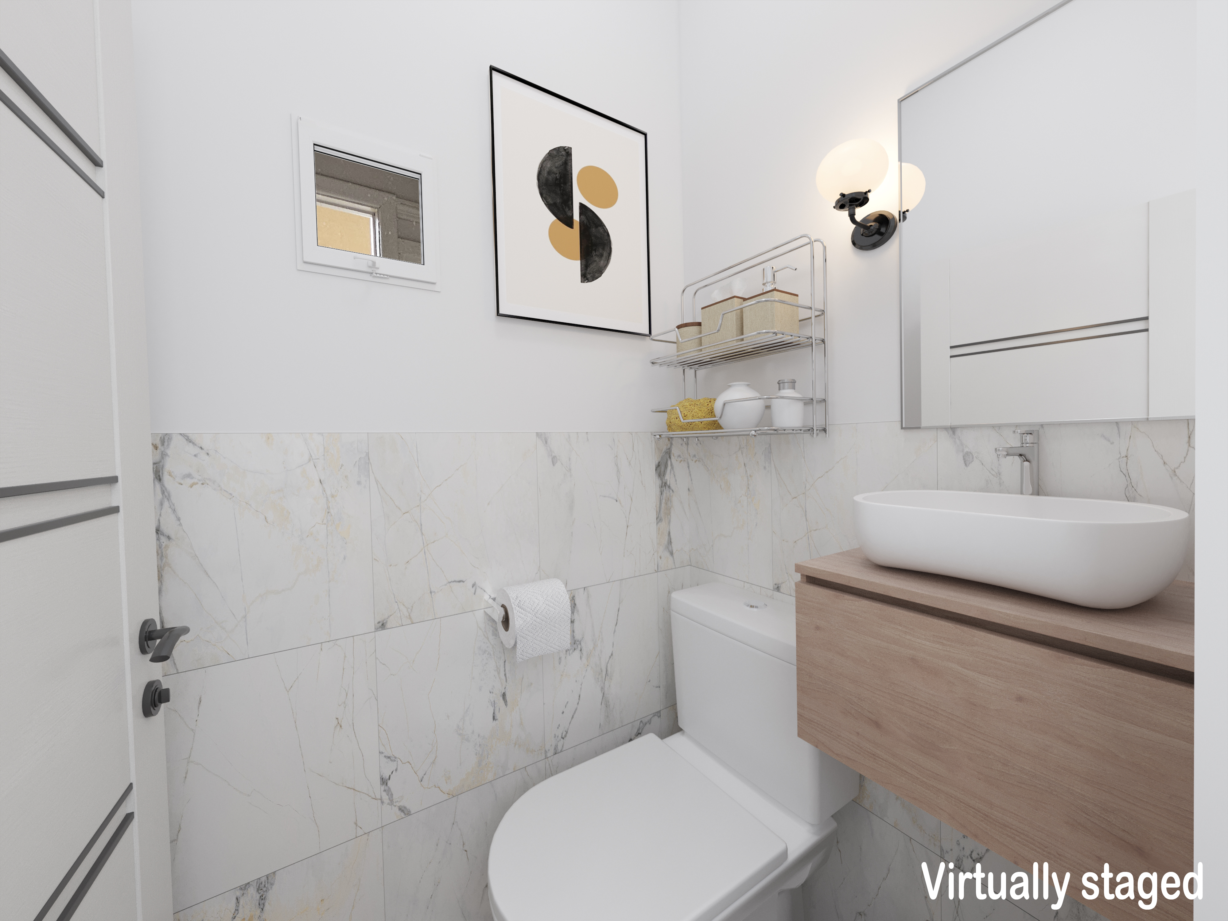 After - Modern Bathroom